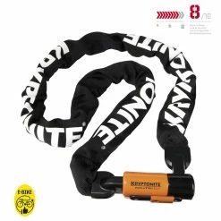 Kryptonite Evolution Serie 4 I.C. 1016 Kettenschloss - Schwarz/Weiß