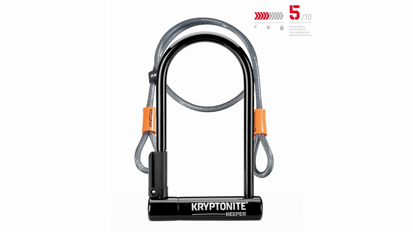 Kryptonite Keeper Standard Mit Kflex 120cm - Bügelschloss
