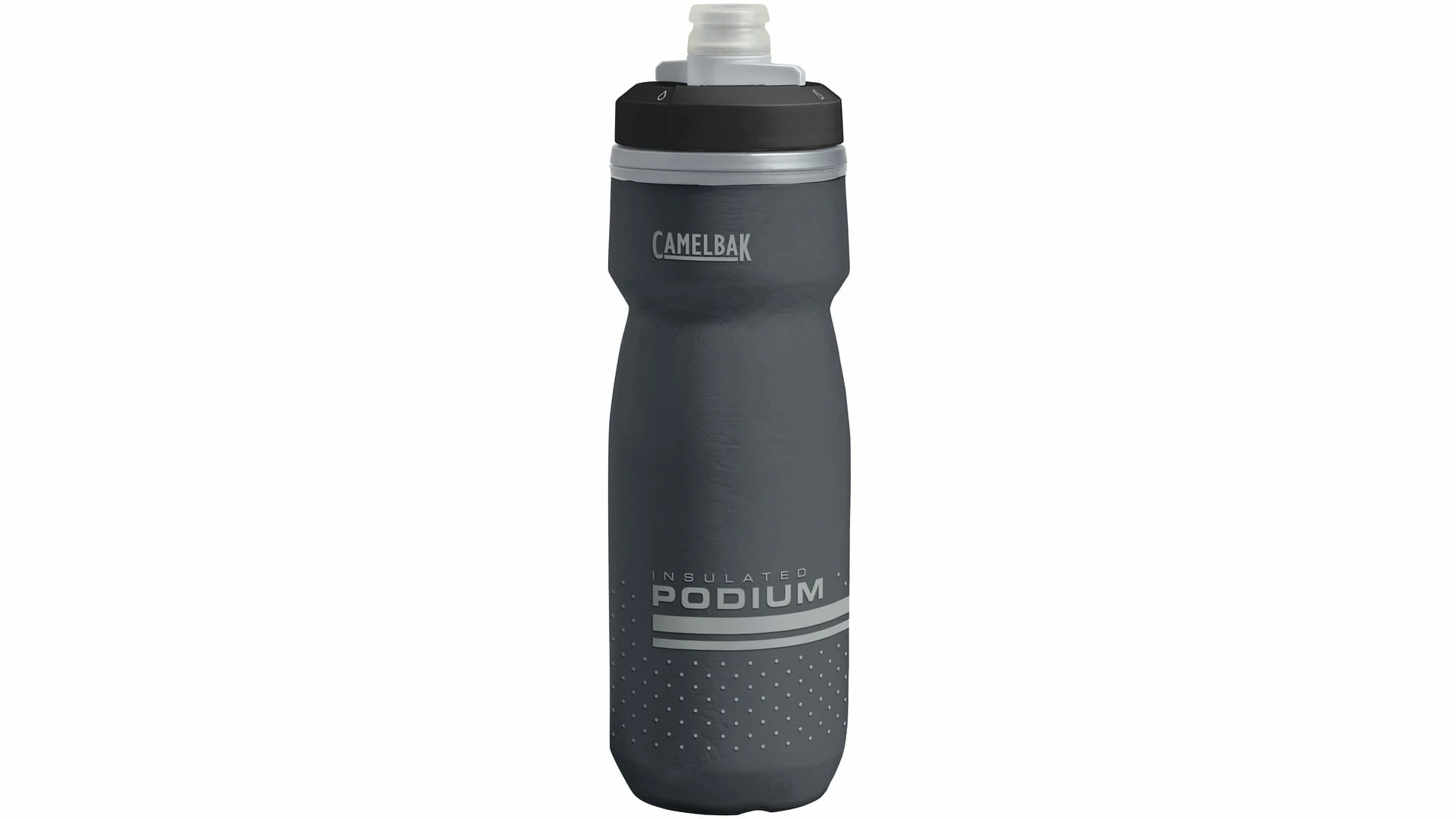 Camelbak Podium Chill Trinkflasche 620 Ml - Schwarz/silber