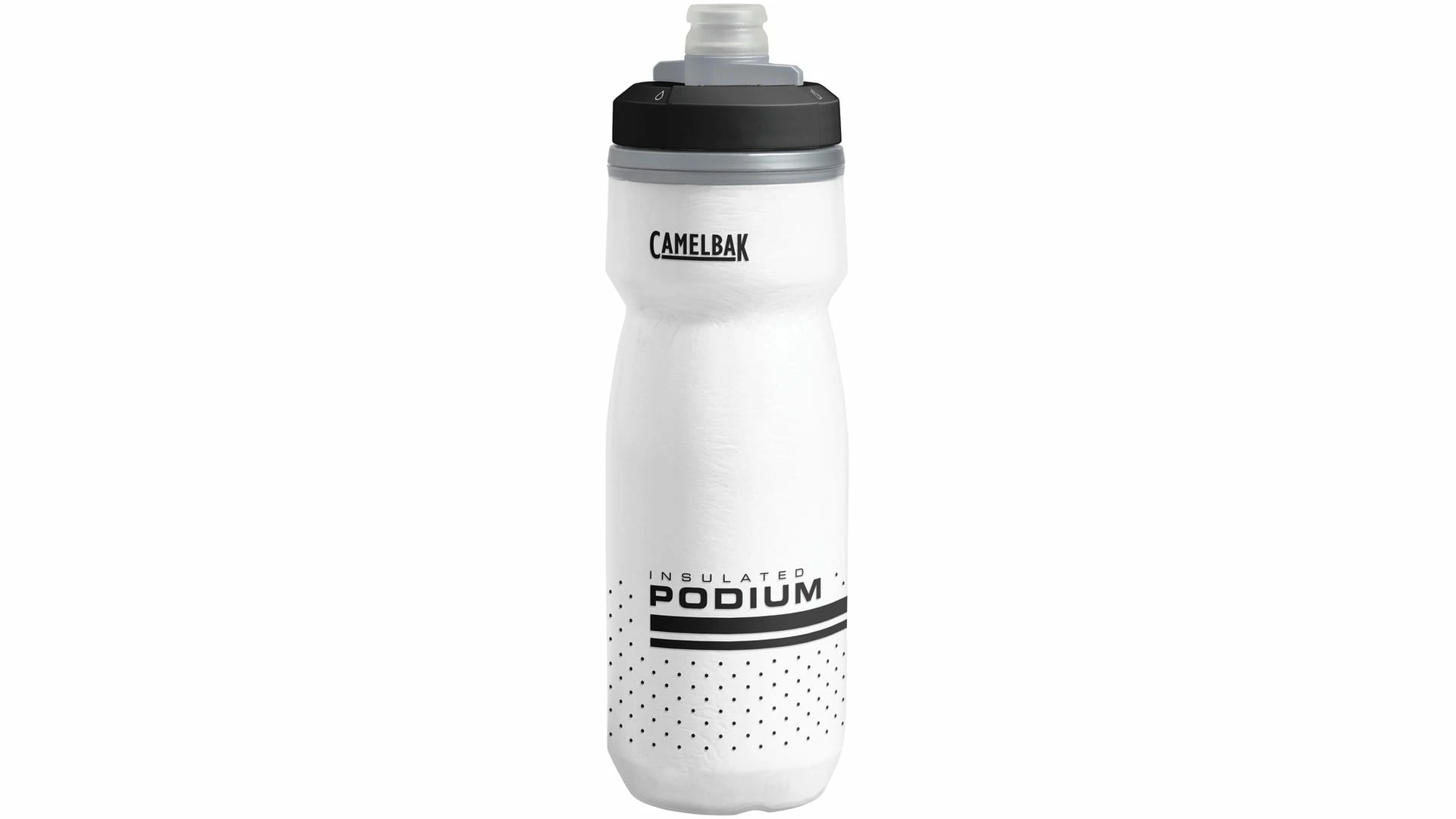 Camelbak Podium Chill Trinkflasche 620 Ml - Weiß/schwarz