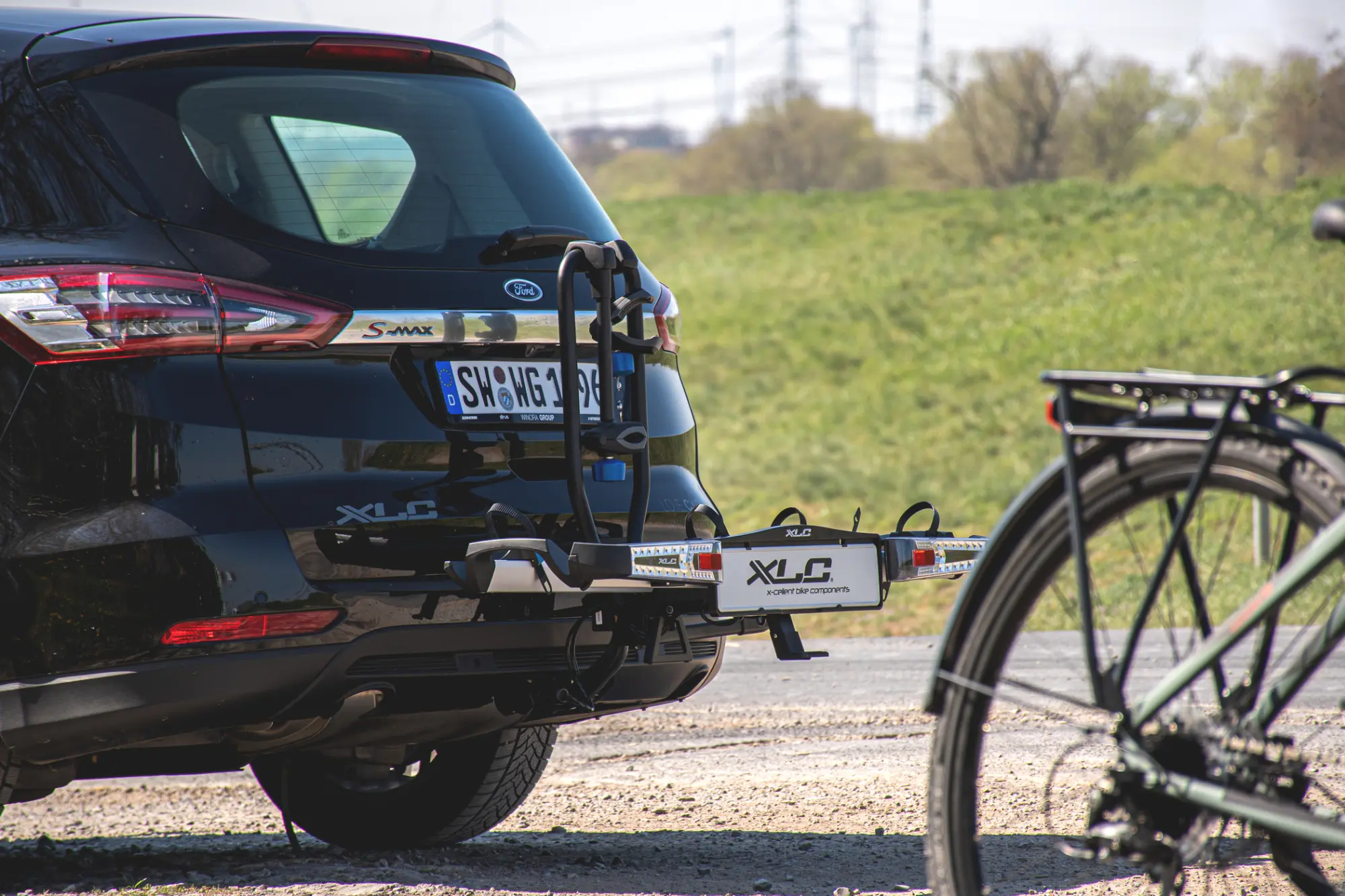 XLC Azura Xtra LED VC-C05 Heckträger Für 2 E-Bikes – Bild 9