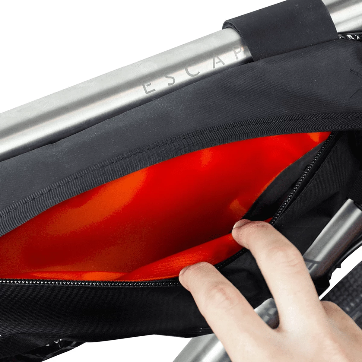 Restrap Adventure Race Rahmentasche - Schwarz – Bild 5