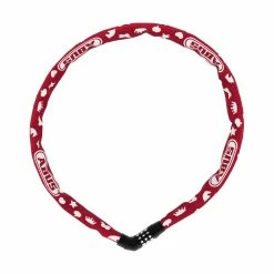 Abus Steel-O-Chain 4804C/75 - Symbol Kinderlernschloss - Rot